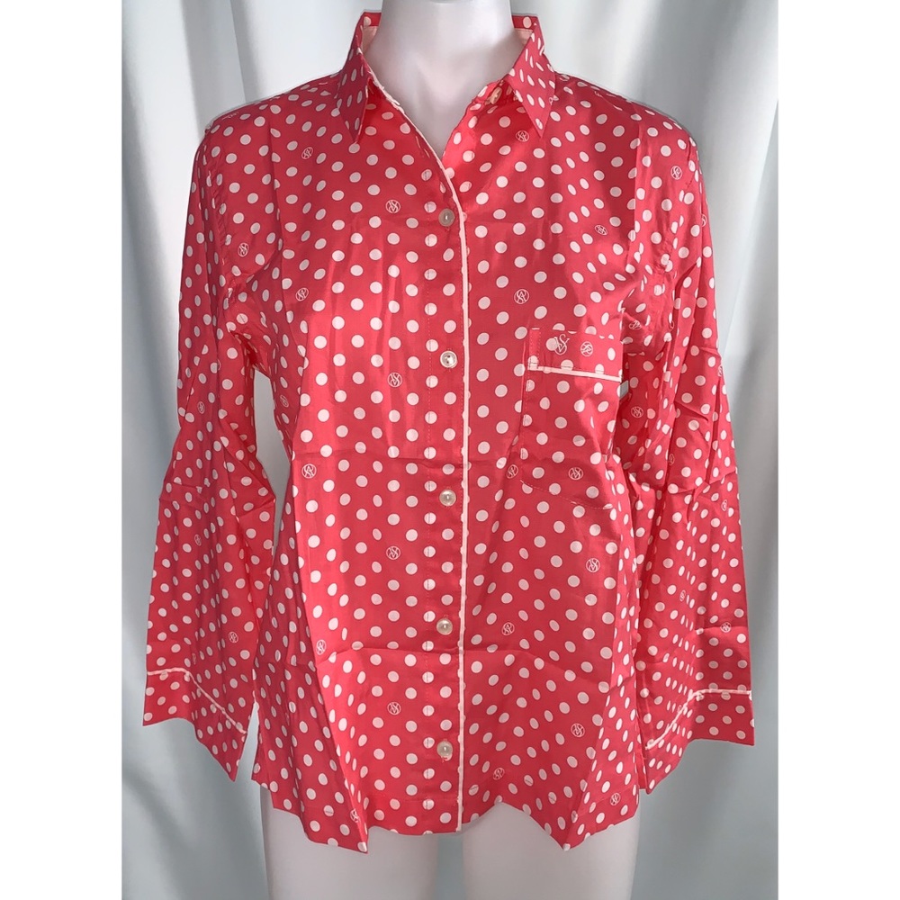 Victoria’s Secret XSmall Polka Dot Pajama Shirt